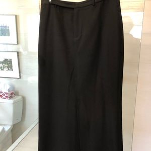 Zara Woman, long, high-waisted trouser skirt. Slits in front and back. Size 10.